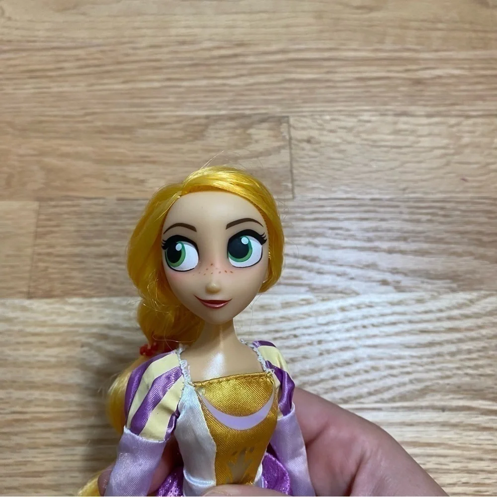 Disney Store Rapunzel Articulated Doll Tangled Kids Toy Jointed BROKEN LEG